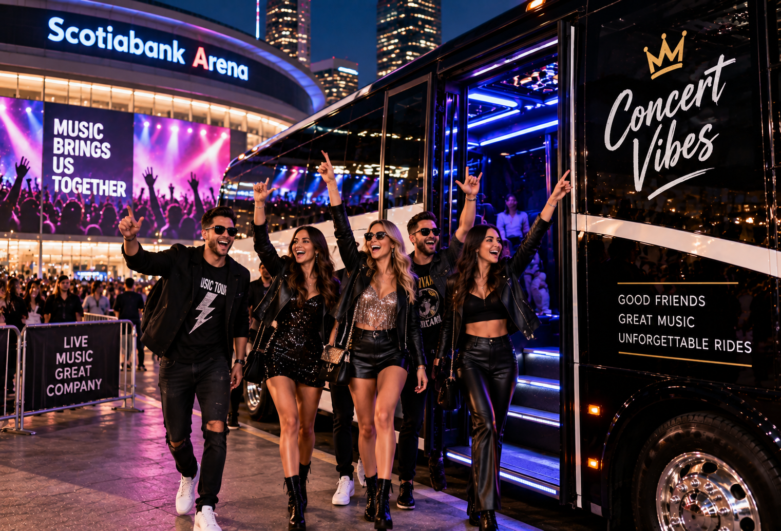 Toronto Concerts Party Bus