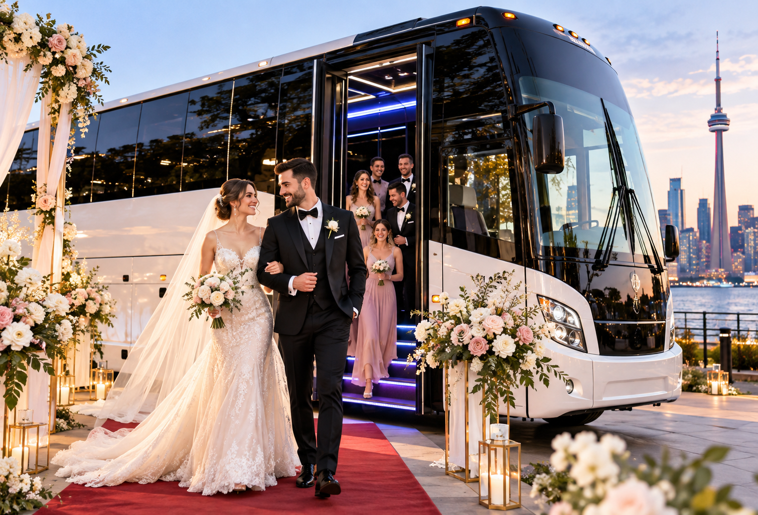 Toronto Party Bus Rentals wedding