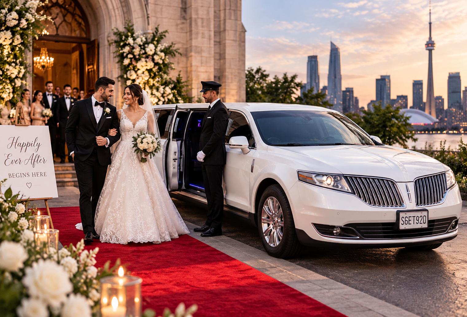 Toronto wedding limo service
